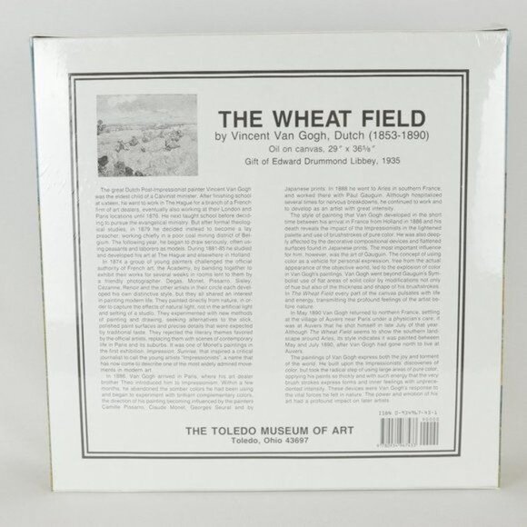 A Fine Art Jigsaw Puzzle Vincent van Gogh 500 Piece Jigsaw Puzzle NIB - Picture 2 of 5